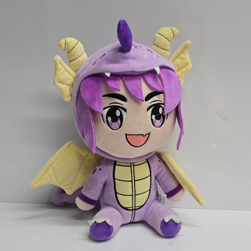 InquisitorMaster Juniper Dragon Light Plush Purple 2020 YouTuber Merch Kawaii